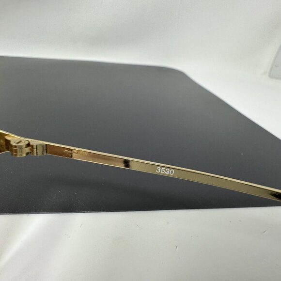 Vintage Girard 3530 Gold Pilot Metal Sunglasses France main image 14